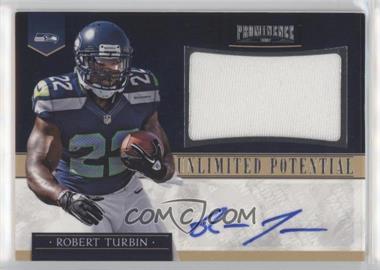 2012 Panini Prominence - Unlimited Potential Materials Signatures #4 - Robert Turbin /25