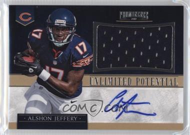 2012 Panini Prominence - Unlimited Potential Materials Signatures #6 - Alshon Jeffery /25