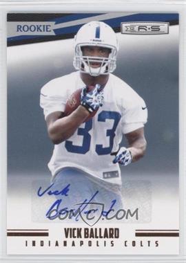 2012 Panini Rookies & Stars - [Base] - Signatures #212 - Rookie - Vick Ballard /399