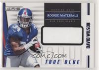 Rookie Materials - David Wilson #/399