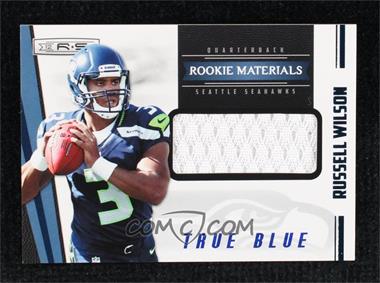 2012 Panini Rookies & Stars - [Base] - True Blue #246 - Rookie Materials - Russell Wilson /399