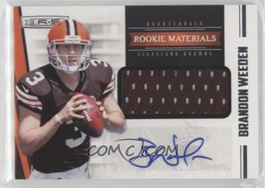 2012 Panini Rookies & Stars - [Base] #223 - Rookie Materials - Brandon Weeden /499