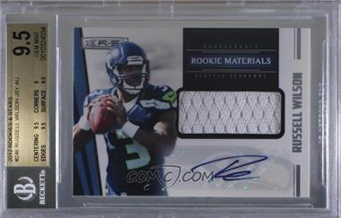 2012 Panini Rookies & Stars - [Base] #246 - Rookie Materials - Russell Wilson /499 [BGS 9.5 GEM MINT]