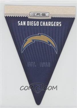 2012 Panini Rookies & Stars - NFL Team Pennants #26 - San Diego Chargers