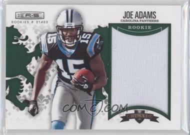 2012 Panini Rookies & Stars - Rookie Crusade - Green Materials Prime #34 - Joe Adams /25