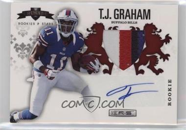 2012 Panini Rookies & Stars - Rookie Crusade - Red Materials Prime Signatures #31 - T.J. Graham /25