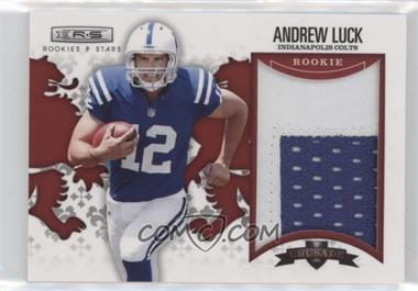 2012 Panini Rookies & Stars - Rookie Crusade - Red Materials Prime #12 - Andrew Luck /49