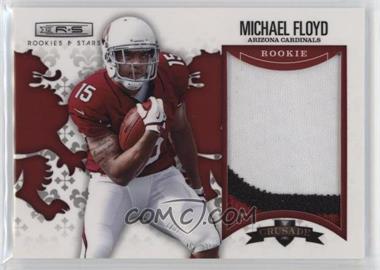 2012 Panini Rookies & Stars - Rookie Crusade - Red Materials Prime #3 - Michael Floyd /49