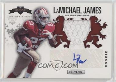 2012 Panini Rookies & Stars - Rookie Crusade - Red Materials Signatures #17 - LaMichael James /49