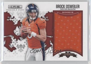 2012 Panini Rookies & Stars - Rookie Crusade - Red Materials #24 - Brock Osweiler /199