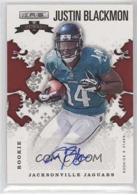 2012 Panini Rookies & Stars - Rookie Crusade - Red Signatures #21 - Justin Blackmon /99