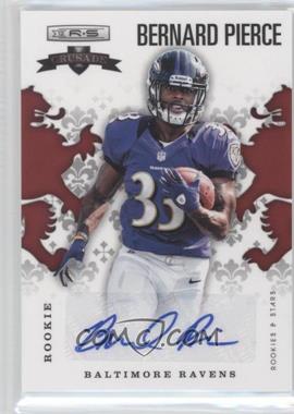 2012 Panini Rookies & Stars - Rookie Crusade - Red Signatures #28 - Bernard Pierce /149