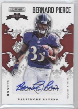 2012 Panini Rookies & Stars - Rookie Crusade - Red Signatures #28 - Bernard Pierce /149