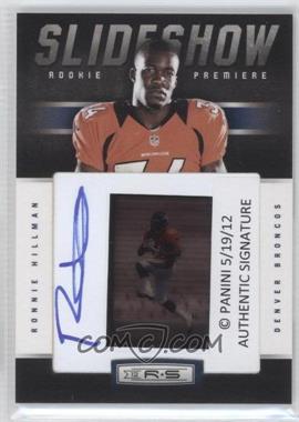 2012 Panini Rookies & Stars - Rookie Slideshow Signatures #26 - Ronnie Hillman /50