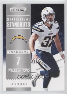 2012 Panini Rookies & Stars - Statistical Standouts #17 - Eric Weddle