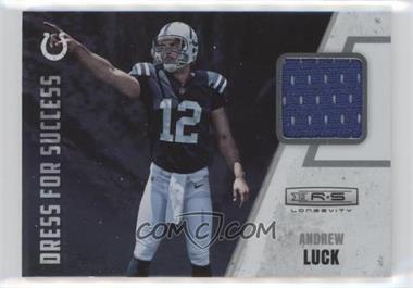 2012 Panini Rookies & Stars Longevity - Dress for Success Materials #19 - Andrew Luck