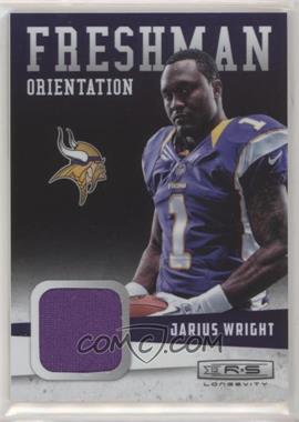 2012 Panini Rookies & Stars Longevity - Freshman Orientation Materials #35 - Jarius Wright