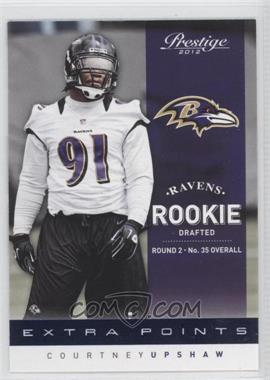 2012 Playoff Prestige - [Base] - Extra Points Blue #219 - Courtney Upshaw /999