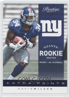 Rookie - David Wilson #/999