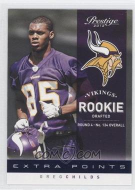 2012 Playoff Prestige - [Base] - Extra Points Blue #259 - Rookie - Greg Childs /999