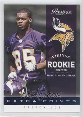 2012 Playoff Prestige - [Base] - Extra Points Blue #259 - Rookie - Greg Childs /999