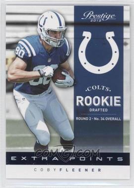 2012 Playoff Prestige - [Base] - Extra Points Blue #264 - Coby Fleener /999