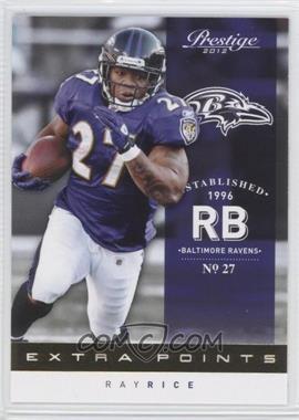 2012 Playoff Prestige - [Base] - Extra Points Gold #14 - Ray Rice