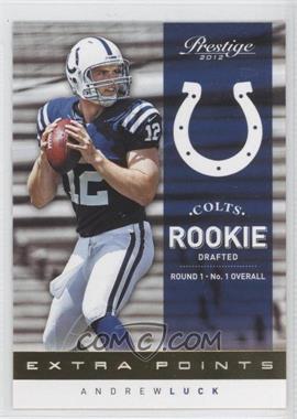 2012 Playoff Prestige - [Base] - Extra Points Gold #229 - Andrew Luck