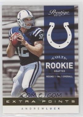 2012 Playoff Prestige - [Base] - Extra Points Gold #229 - Andrew Luck