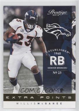 2012 Playoff Prestige - [Base] - Extra Points Gold #57 - Willis McGahee