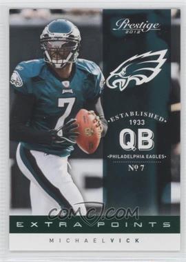 2012 Playoff Prestige - [Base] - Extra Points Green #143 - Michael Vick /25