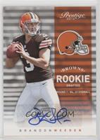 Rookie - Brandon Weeden #/299