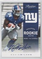 Rookie - David Wilson #/499