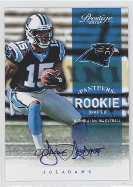 2012 Playoff Prestige - [Base] - Signatures #282 - Rookie - Joe Adams /799