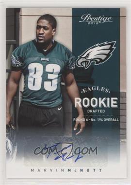 2012 Playoff Prestige - [Base] - Signatures #289 - Rookie - Marvin McNutt /899