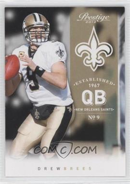 2012 Playoff Prestige - [Base] #114 - Drew Brees