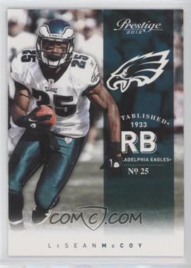 2012 Playoff Prestige - [Base] #144 - LeSean McCoy