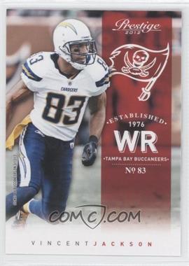 2012 Playoff Prestige - [Base] #161 - Vincent Jackson