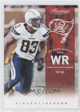 2012 Playoff Prestige - [Base] #161 - Vincent Jackson