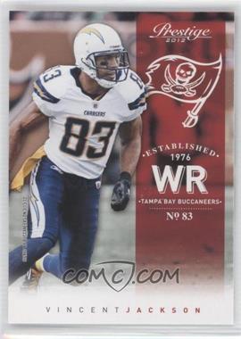 2012 Playoff Prestige - [Base] #161 - Vincent Jackson