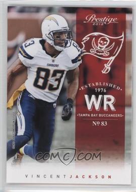 2012 Playoff Prestige - [Base] #161 - Vincent Jackson