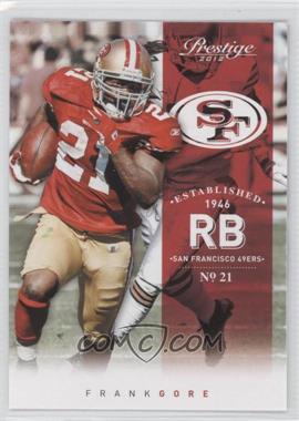 2012 Playoff Prestige - [Base] #168 - Frank Gore