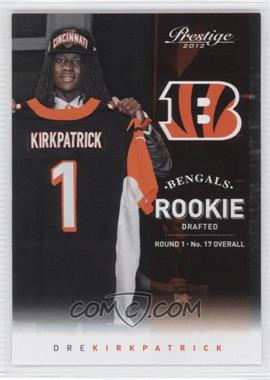 2012 Playoff Prestige - [Base] #202.2 - Rookie Variation - Dre Kirkpatrick (Draft Day)