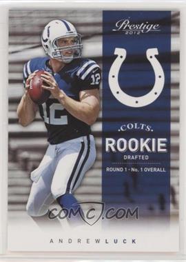 2012 Playoff Prestige - [Base] #229.1 - Rookie - Andrew Luck