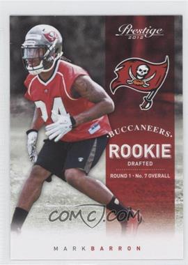 2012 Playoff Prestige - [Base] #262.1 - Rookie - Mark Barron