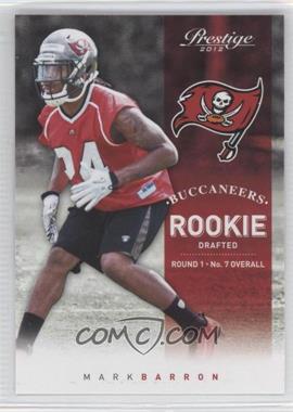 2012 Playoff Prestige - [Base] #262.1 - Rookie - Mark Barron