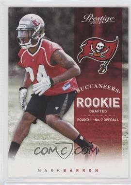 2012 Playoff Prestige - [Base] #262.1 - Rookie - Mark Barron