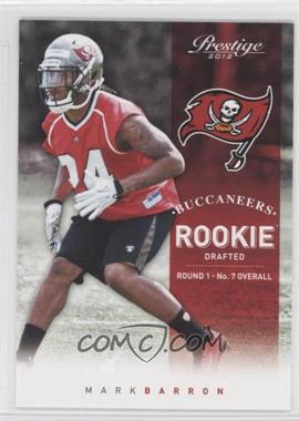 2012 Playoff Prestige - [Base] #262.1 - Rookie - Mark Barron