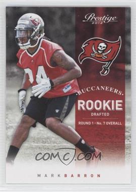 2012 Playoff Prestige - [Base] #262.1 - Rookie - Mark Barron