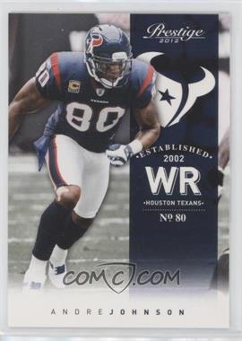 2012 Playoff Prestige - [Base] #75 - Andre Johnson